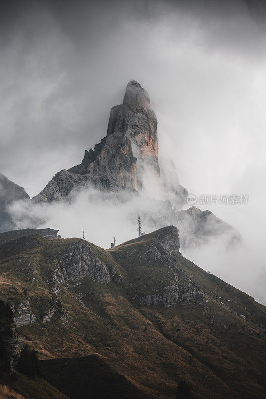 Passo Rolle Landscape, Dolomites，意大利